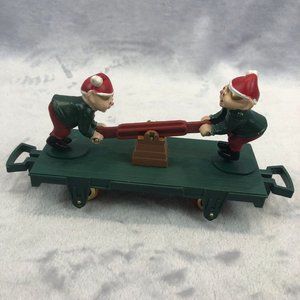 1993 Toy State North Pole Christmas Magic Express Animated Elf Elves Train Car